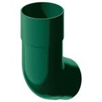 фото Колено водосточной трубы Технониколь (Verat) Зеленый (125х82 мм)
