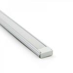 фото Профиль для светодиодной ленты прямоугольный накладной алюминиевый П-образный 2м 1506