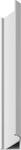 фото Угловой профиль для светодиодной ленты шириной до 16 мм анод серебро (длина 2 м)