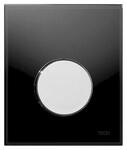 фото Кнопка смыва TECE Loop Urinal 9242656 черное стекло