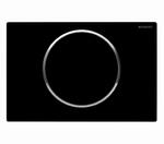 фото GEBERIT Sigma 10 115.758.KM.1 Накладная панель для унитаза (Черный | Хром)