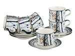 фото Кофейный набор на 6 персон 12 пр.100 мл. Porcelain Manufacturing (22-1062)