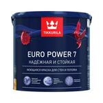 фото Euro Power 7 - Евро Пауэр 7 (Тиккурила) моющаяся краска для стен и потолка