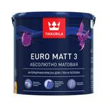 фото Euro Matt 3 - Евро Матт 3 (Тиккурила) интерьерная краска для стен и потолка