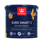 фото Euro Smart 2 - Евро Смарт 2 (Тиккурила) интерьерная краска для стен и потолка