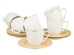 фото Чайный набор на 6 персон "безе" 12 пр. 220 мл. Porcelain Manufacturing (359-309)