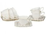фото Чайный набор на 6 персон 12 пр. 225 мл. Porcelain Manufacturing (264-732)