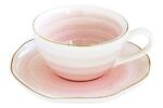 фото Чашка с блюдцем Artesanal (розовая) без инд.упаковки - EL-1589_ARTP Easy Life (R2S)