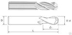 фото Фреза радиусная цельная твердосплавная с цил. хвост. 10х14х66х10 К30 (ТИЗ)