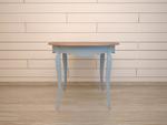 фото Круглый голубой стол обеденный "Leontina" ST9352SB-ET