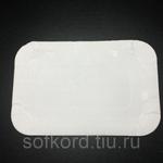 фото Тарелка прямоугольная картонная белая (1000 шт)