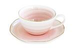 фото Чашка для кофе с блюдцем Artesanal (розовая) без инд.упаковки - EL-1588_ARTP Easy Life (R2S)