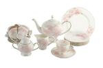 фото Чайный сервиз Розовые цветы 40 предметов на 12 персон - E5-HV004011_40-AL Emerald