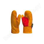 фото Утеплённые спилковые рукавицы ГК Спецобъединение ЭКСТРА искусственный мех Рук 041