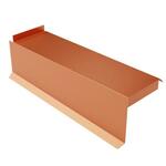 фото Металл Профиль Планка сегментная торцевая левая 350 мм (AGNETA-03-Copper\Copper-0.5)