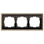 фото Рамка на 3 поста (золото,черный) WL17-Frame-03; a037674