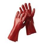 фото Перчатки МаслоБензоСтойкие с ПВХ покрытием красные