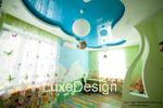 фото Европейские натяжные потолки в детской LuxeDesign
