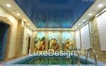 Натяжные потолки в бассейне LuxeDesign