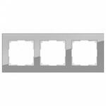 фото Рамка на 3 поста (серый,стекло) WL01-Frame-03; a030777