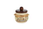 фото Банка для сыпучих продуктов с деревянной крышкой (чай) Старая Тоскана - LCS670PLT-OT-AL LCS