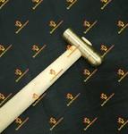 Фото №3 Молоток латунный 3,5 кг. (3500 грамм) с деревянной ручкой Квадратный