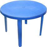 фото Столы для дачи PRORAB Стол круглый 91х71см синий М2663