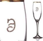 фото Бокал д/шампанского э с золотой каймой 170 мл