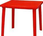 фото Столы для дачи PRORAB Стол квадратный 800х800х710 красный 130-0019