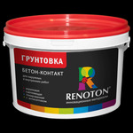 фото Грунтовка «Renoton» Бетон-контакт фр. 0,2/0,5 мм (ведро 14 кг )