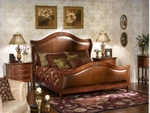 фото Кровать с кожаной спинкой «Louis» LS-6-881-1800