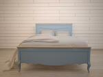 фото Голубая двуспальная кровать "Leontina" ST9341MB-ET