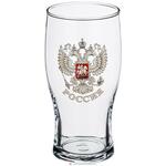 фото Бокал для пива 0,5л. герб россии без упаковки