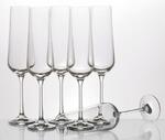 фото Набор бокалов для шампанского из 6 шт."сандра" 200 мл..высота=25 см. Crystalex Cz (674-171)