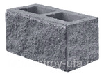 фото Камень бетонный угловой "Колотый" 2-х пустотный
