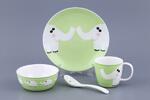 фото Набор посуды на 1 персону "слоник":тарелка +миска + кружка+ложка 250 мл. Oriental Ceramics (869-013)