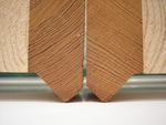 фото Комбинированный брус лиственница кедр