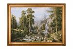 фото Гобеленовая картина "лесной водопад" 84*121см. (404-1301-01)