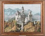 фото Гобеленовая картина замок нойвайнштайн 54х44см,