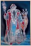 фото Картина Морозко с кристаллами Swarovski (1216)