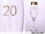 фото Бокал для шампанского "20" оливия 190мл (802-037687)