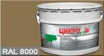 фото "Цикроль" RAL 8000 Зелёно-коричневый грунт-эмаль матовая для оцинкованного металла "КрасКо" (25 кг)