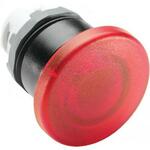 фото Кнопка MPM1-11R красная (только корпус) Гриб без фиксации с подсветкой 40мм; 1SFA611124R1101