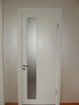 фото Дверь с тонированным матовым стеклом (под заказ)