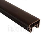 фото Перило из ДПК 80х53 мм цвет коричневый для балкона