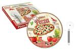 фото Набор для пиццы: тарелка + нож Подарки R2S ( R2S467_PIZ-AL )