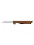 фото Нож и аксессуар Sanelli Ambrogio нож для чистки овощей Supra Colore (коричневая ручка