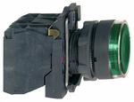 фото Кнопка с подсветкой 1но+1нз зеленая без лампы Telemecanique Schneider Electric XB5AW3365