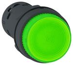 фото Кнопка 22мм до 250в зеленая с подсветкой Schneider Electric XB7NJ0361