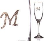 фото Бокал для шампанского м с золотой каймой 170 мл